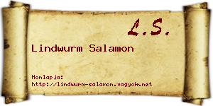 Lindwurm Salamon névjegykártya